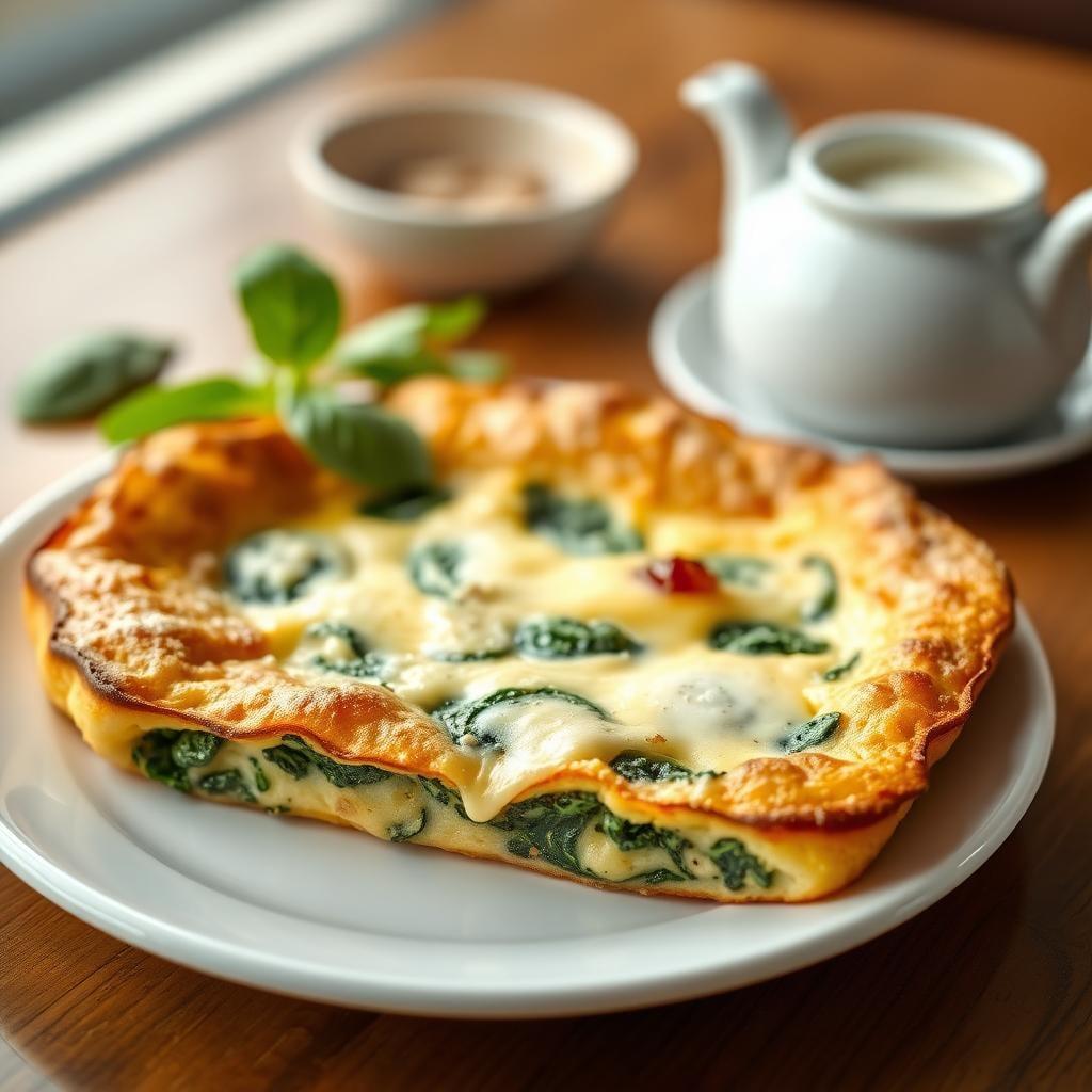 Quick Cheesy Spinach Dutch Baby Quick Cheesy Spinach Dutch Baby