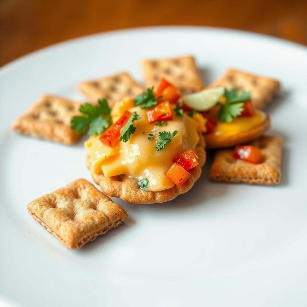 Mexican-Inspired Cheese and Crackers Mexican-Inspired Cheese and Crackers