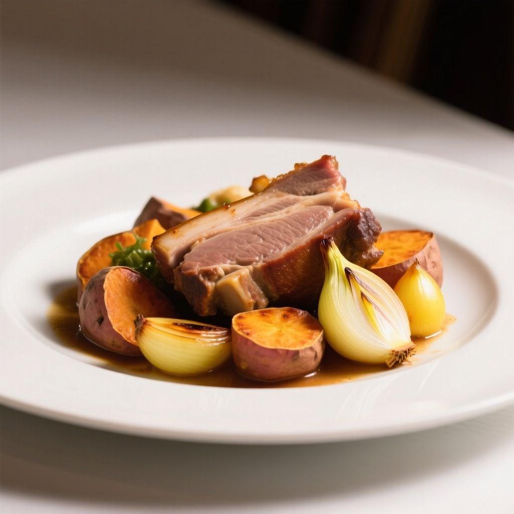 Instant Pot Braised Pork Shoulder with Roasted Sweet Potatoes Instant Pot Braised Pork Shoulder with Roasted Sweet Potatoes