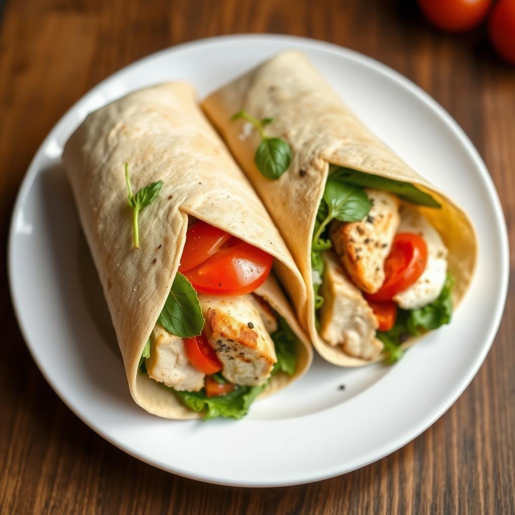 Caprese Chicken Wrap