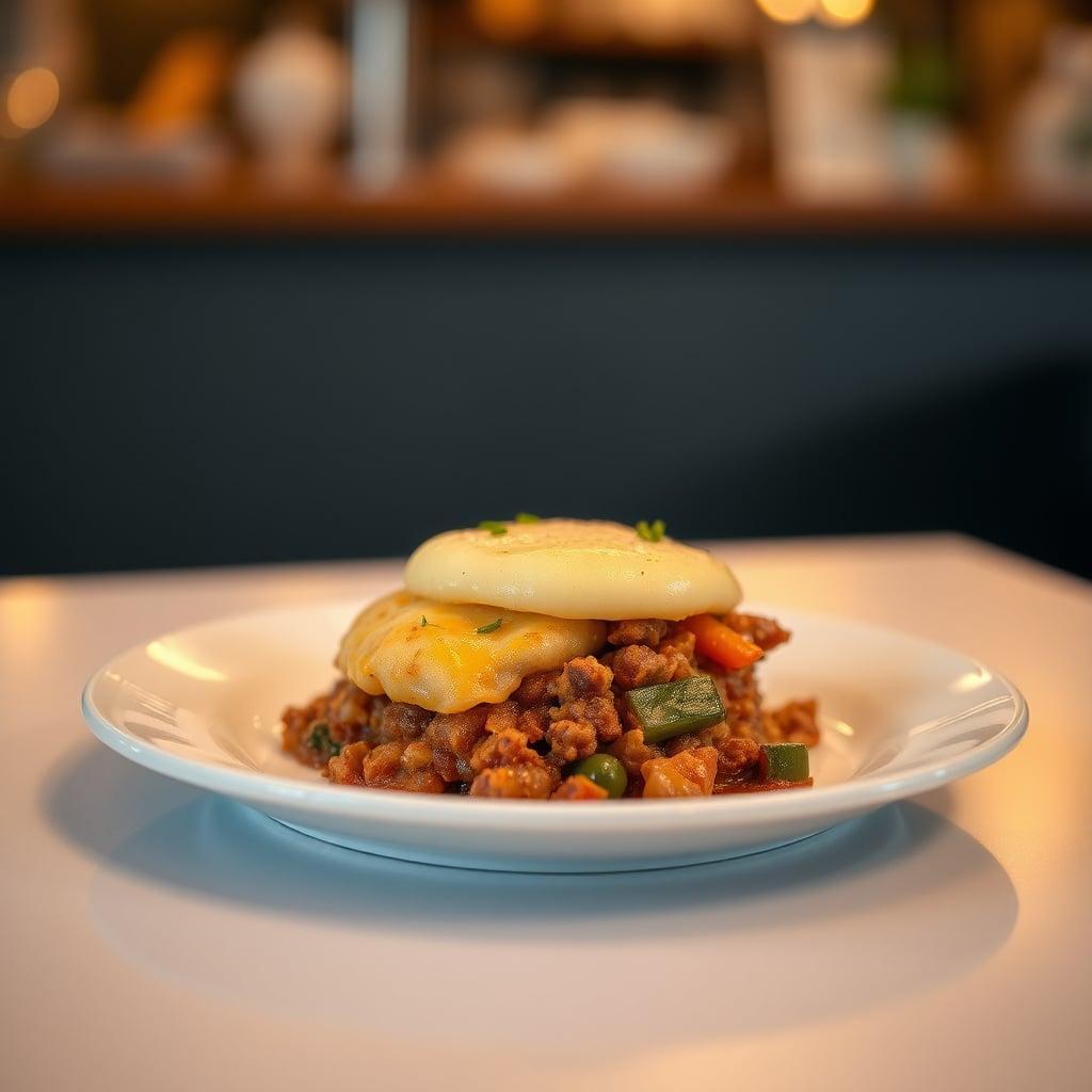 Homestyle Beef and Vegetable Cottage Pie with Cheesy Potato Topping Homestyle Beef and Vegetable Cottage Pie with Cheesy Potato Topping