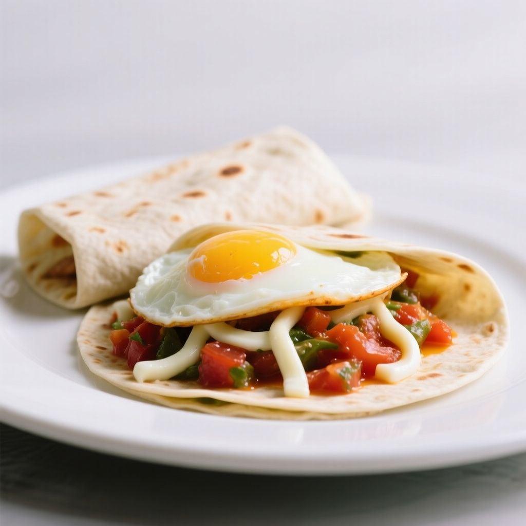 Campfire Breakfast Burritos with Eggs and Salsa Campfire Breakfast Burritos with Eggs and Salsa