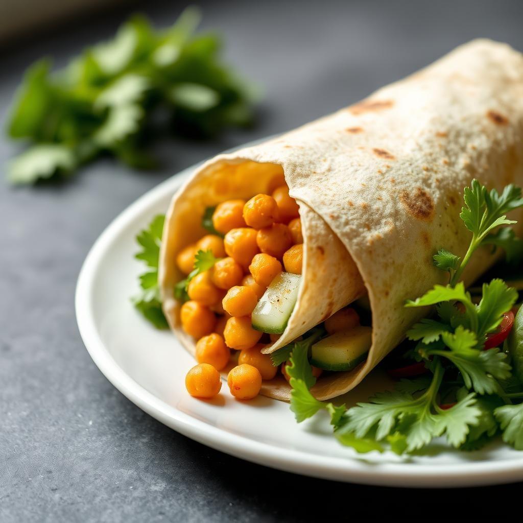 Mediterranean Chickpea Wrap Mediterranean Chickpea Wrap