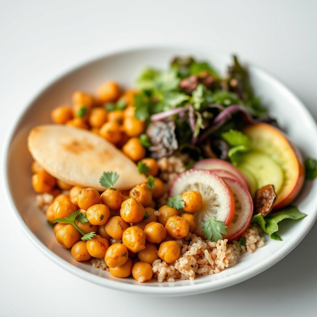 Spiced Chickpea and Vegetable Grain Bowl Spiced Chickpea and Vegetable Grain Bowl