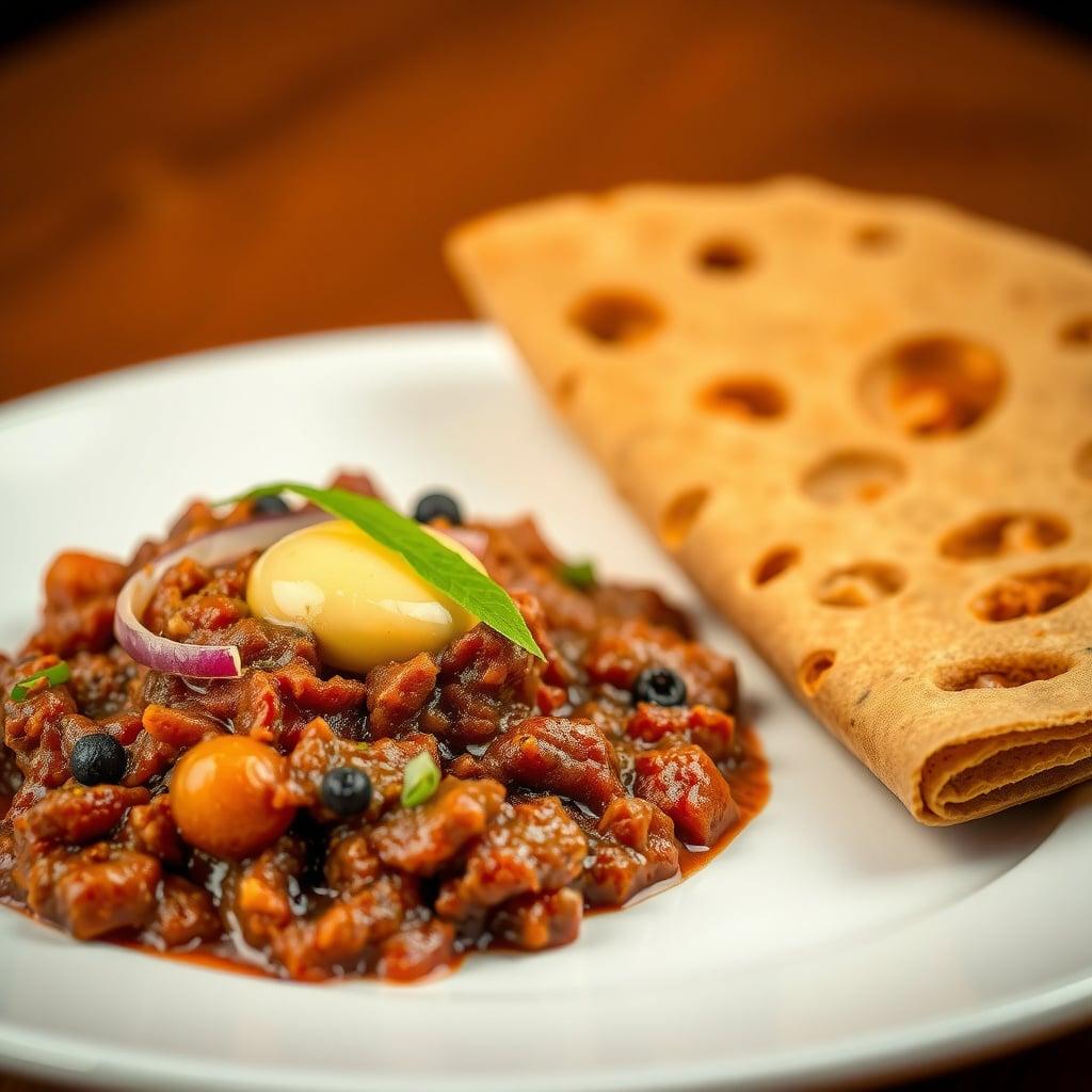 Traditional Misir Wot with Quick Teff Injera Traditional Misir Wot with Quick Teff Injera
