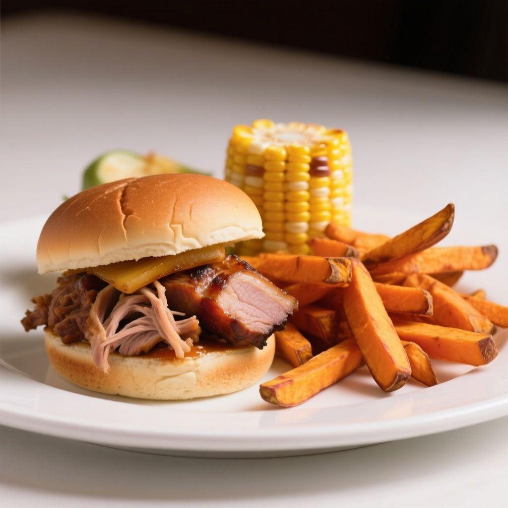 Instant Pot BBQ Pulled Pork Sliders with Sweet Potato Fries Instant Pot BBQ Pulled Pork Sliders with Sweet Potato Fries