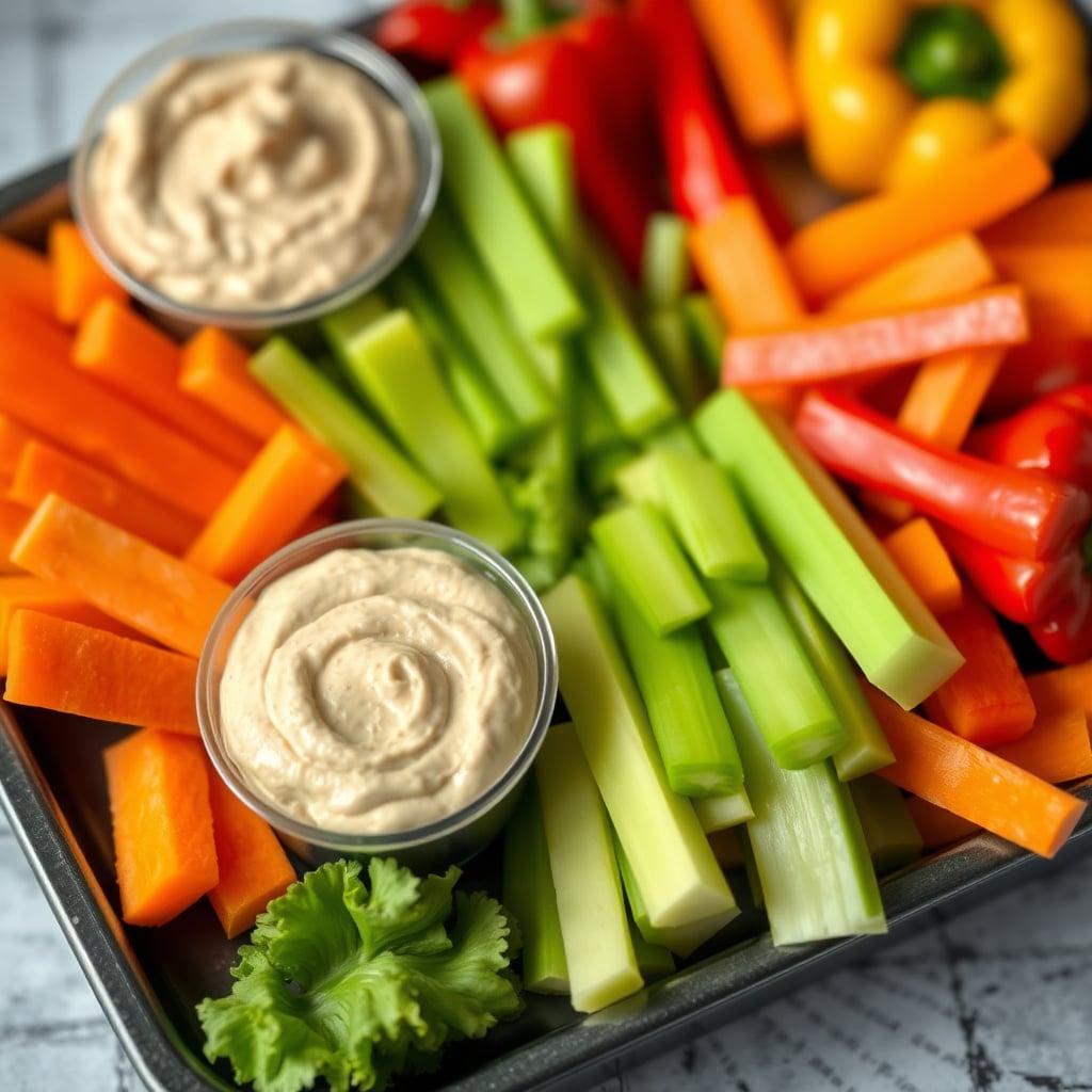 Hummus and Pre-Cut Vegetable Tray Hummus and Pre-Cut Vegetable Tray