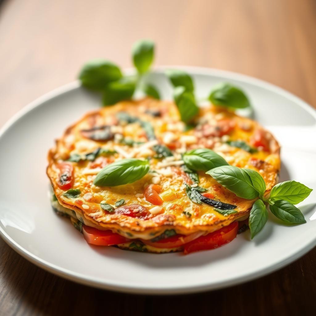 Italian Vegetable Frittata with Fresh Basil and Parmesan Italian Vegetable Frittata with Fresh Basil and Parmesan
