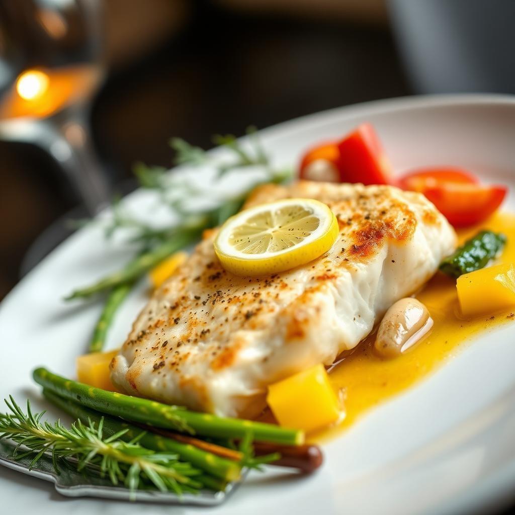 Lemon Garlic Baked Cod with Spring Vegetables Lemon Garlic Baked Cod with Spring Vegetables