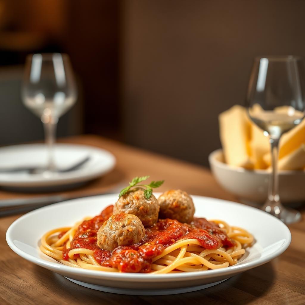 Turkey Meatballs with Whole Wheat Pasta and Marinara Turkey Meatballs with Whole Wheat Pasta and Marinara