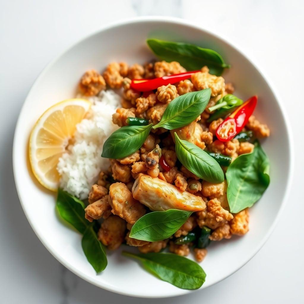 Quick Thai-Style Basil Chicken (Pad Krapow Gai) Quick Thai-Style Basil Chicken (Pad Krapow Gai)