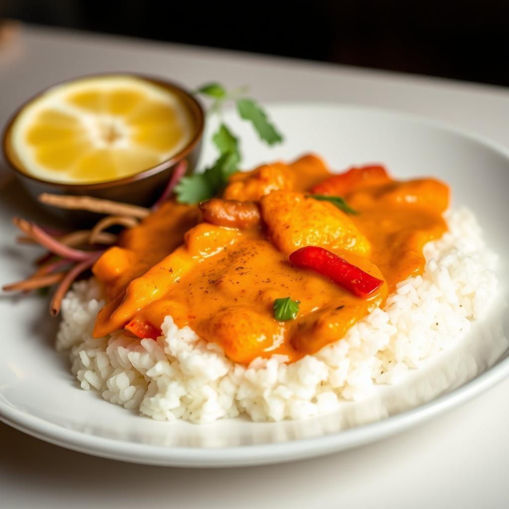 Thai Coconut Curry with Lemongrass Rice