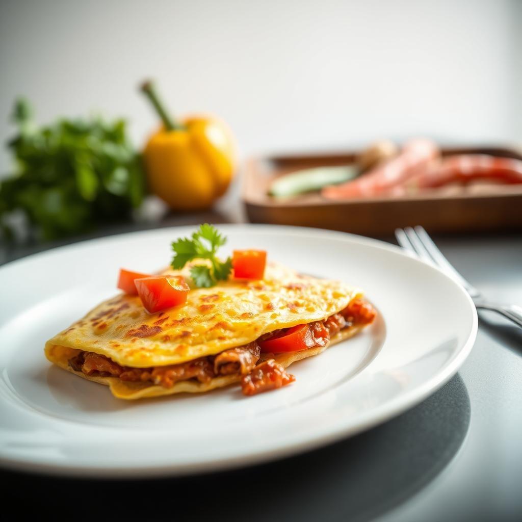 Spanish Tortilla with Chorizo and Bell Peppers Spanish Tortilla with Chorizo and Bell Peppers