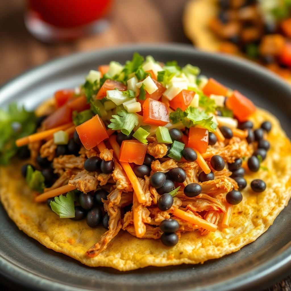 Speedy Chicken and Black Bean Tostadas: The 17-Minute Dinner