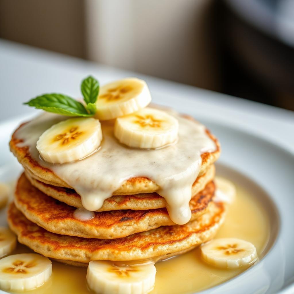 Whole Grain Banana Bread Pancakes Whole Grain Banana Bread Pancakes