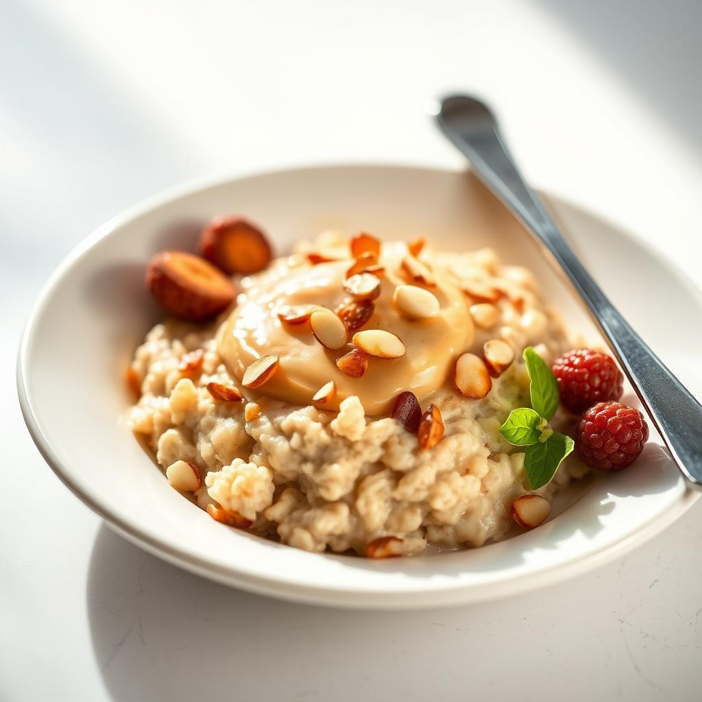 Creamy Almond Butter Oatmeal Creamy Almond Butter Oatmeal