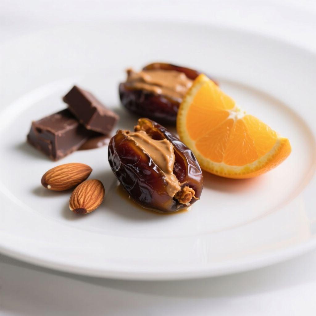 Almond Butter and Chocolate Dates Almond Butter and Chocolate Dates