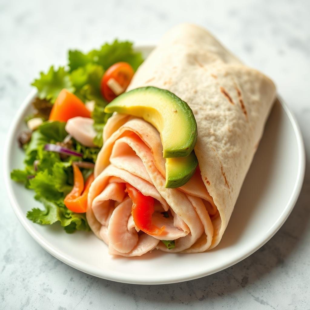 Turkey and Avocado Wrap Turkey and Avocado Wrap