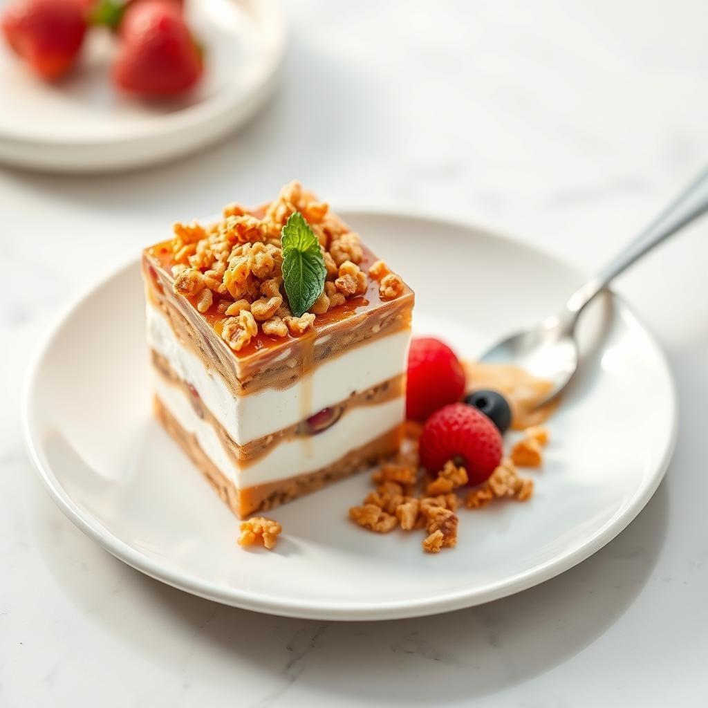 Greek Yogurt Parfait Bar with Honey Granola Greek Yogurt Parfait Bar with Honey Granola
