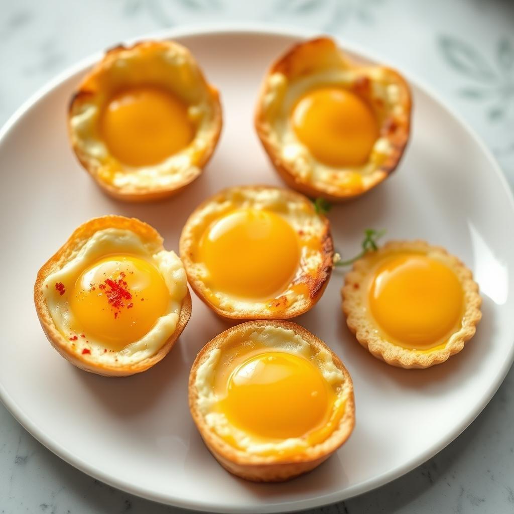 Cheesy Egg and Toast Cups