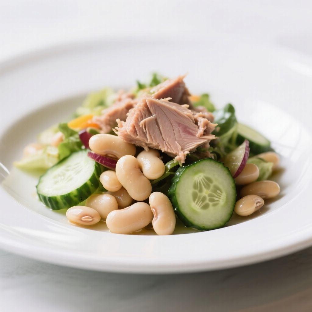 Zesty White Bean and Canned Tuna Salad Zesty White Bean and Canned Tuna Salad