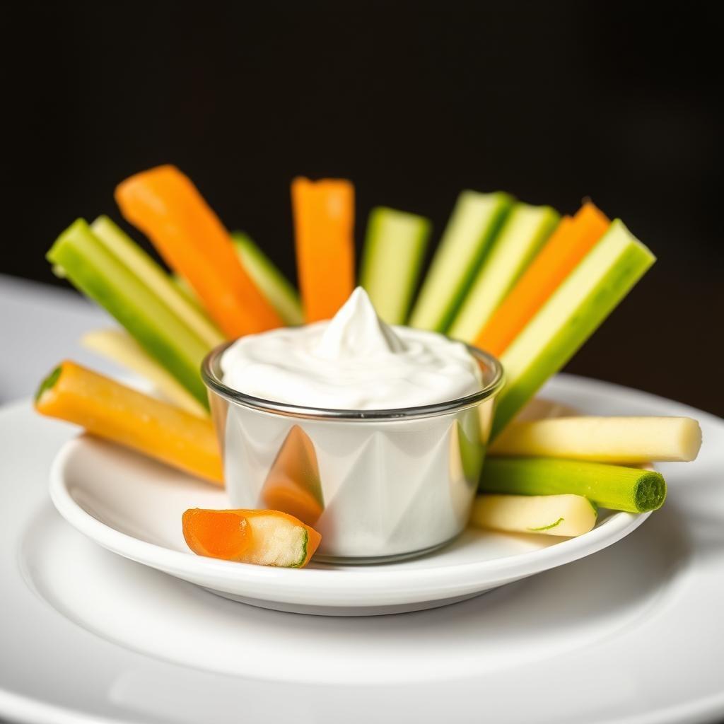 Veggie Sticks with Whipped Feta Dip Veggie Sticks with Whipped Feta Dip