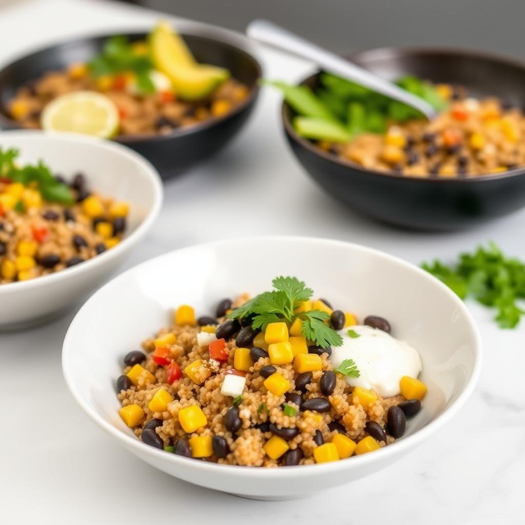 Southwest Black Bean & Corn Quinoa Bowls Southwest Black Bean & Corn Quinoa Bowls