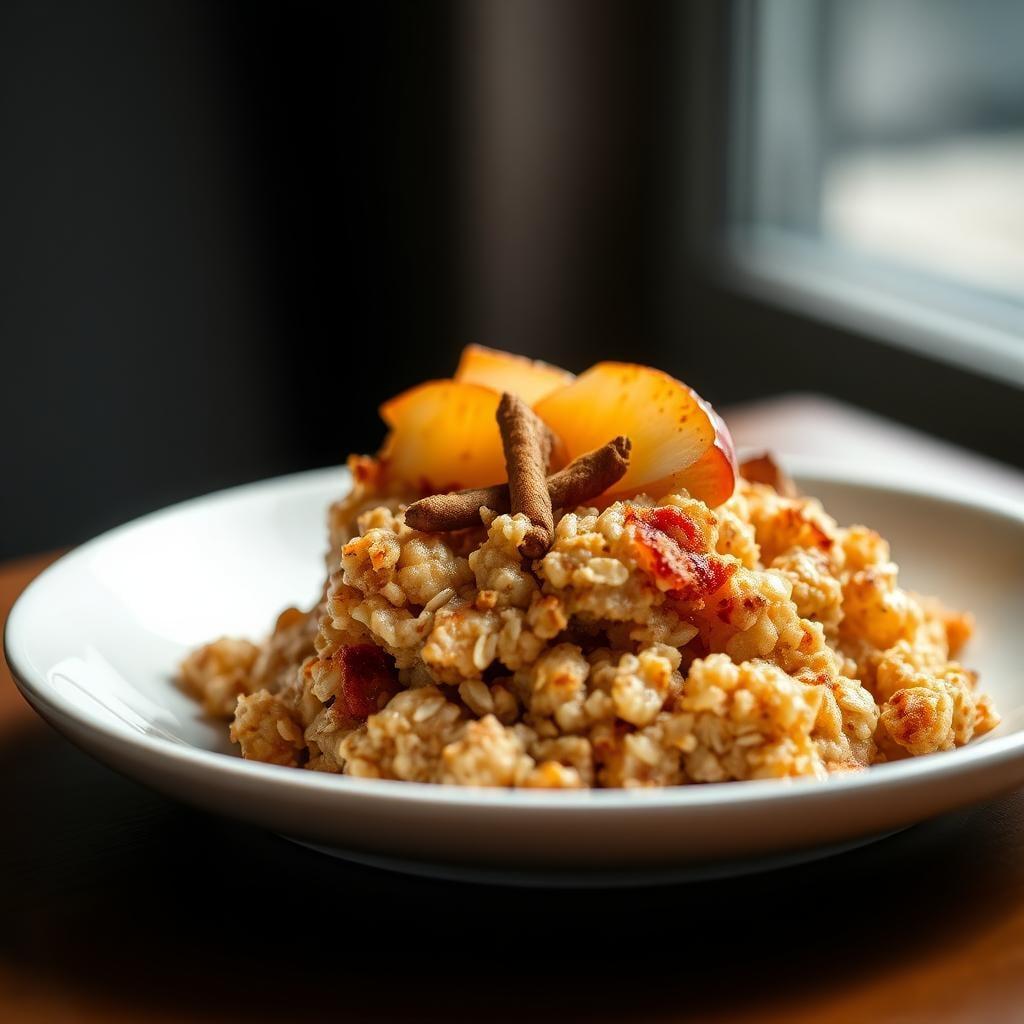 Cinnamon Apple Baked Oatmeal