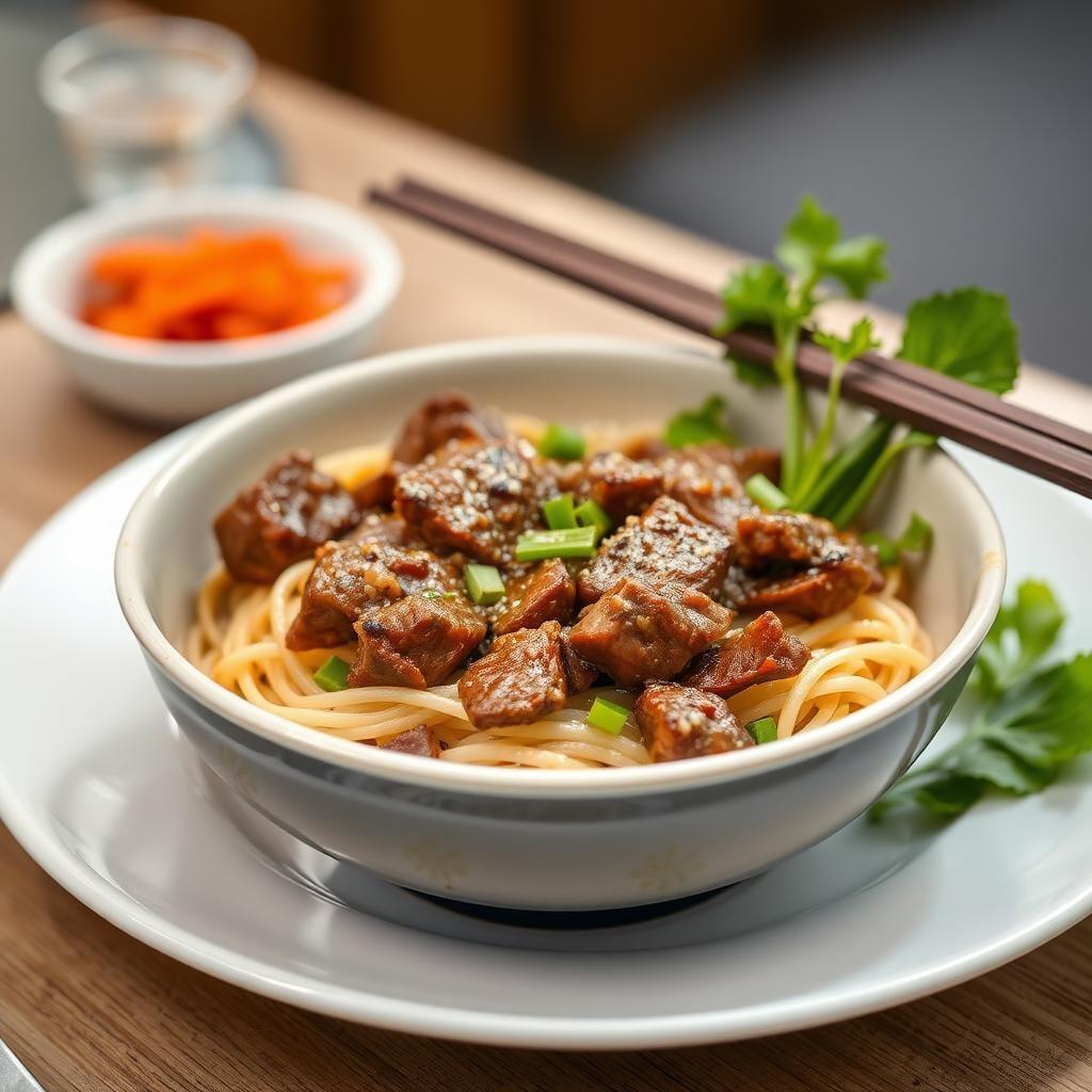 Vietnamese-Style Beef and Rice Noodle Bowl Vietnamese-Style Beef and Rice Noodle Bowl