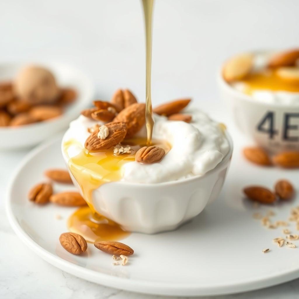 Cardamom-Spiced Greek Yogurt with Toasted Almonds and Honey