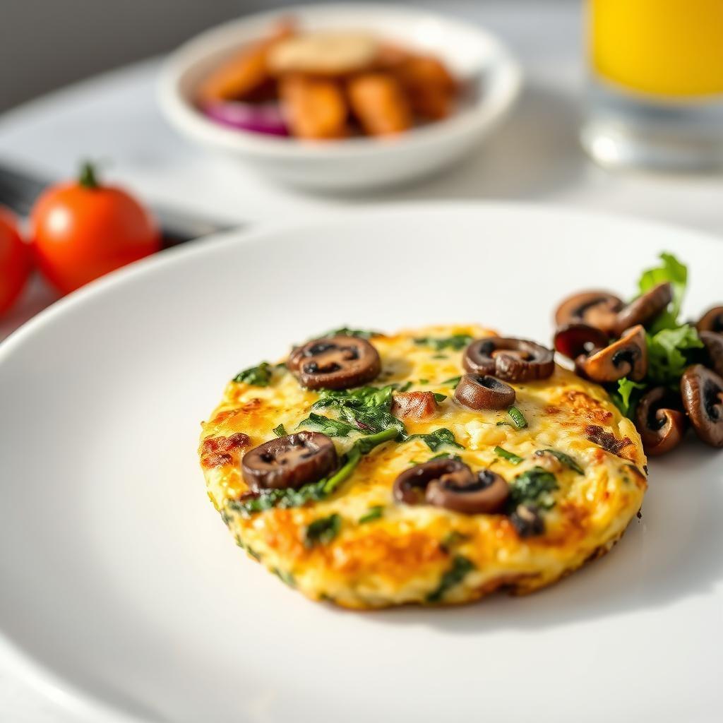 Spinach & Mushroom Breakfast Frittata Spinach & Mushroom Breakfast Frittata
