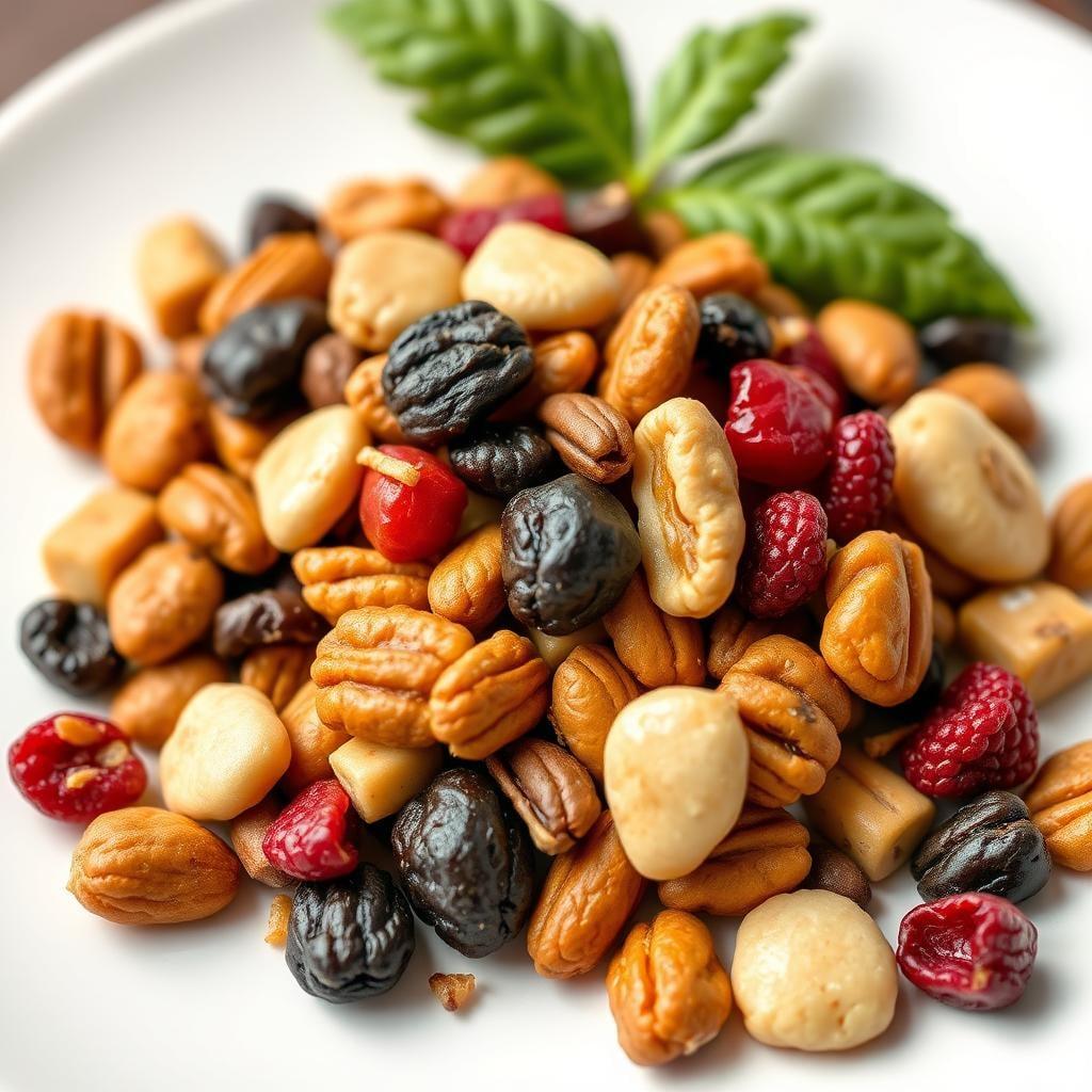 Trail Mix with Nuts and Dried Fruit Trail Mix with Nuts and Dried Fruit
