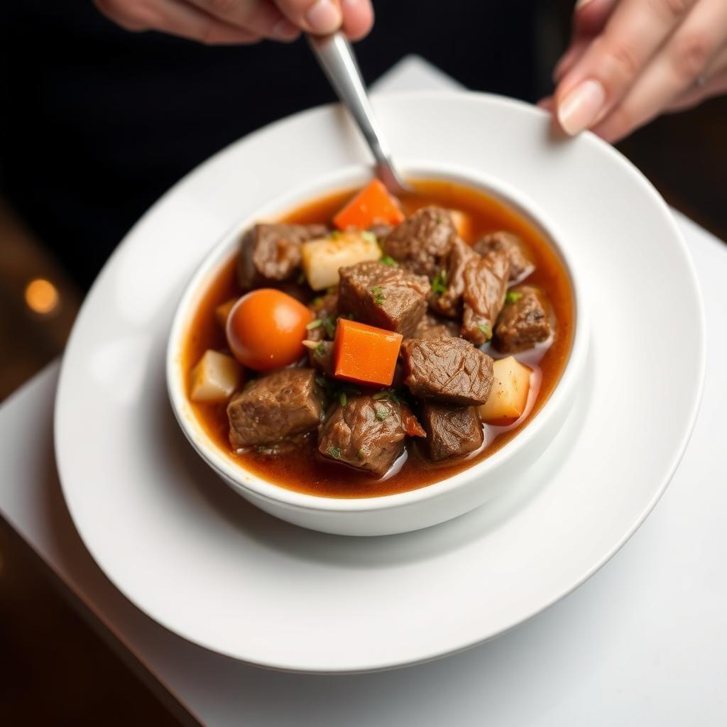 Slow-Cooked Beef and Vegetable Stew Slow-Cooked Beef and Vegetable Stew