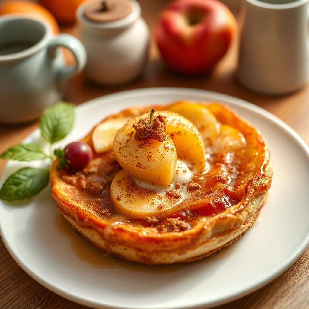 Cinnamon Apple Dutch Baby Pancake