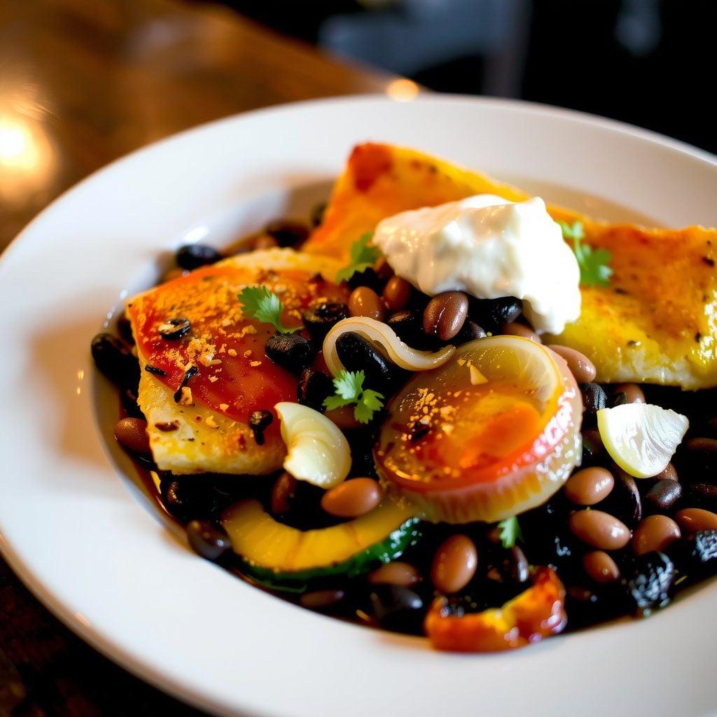 Smoky Black Bean & Zucchini Enchilada Skillet Smoky Black Bean & Zucchini Enchilada Skillet