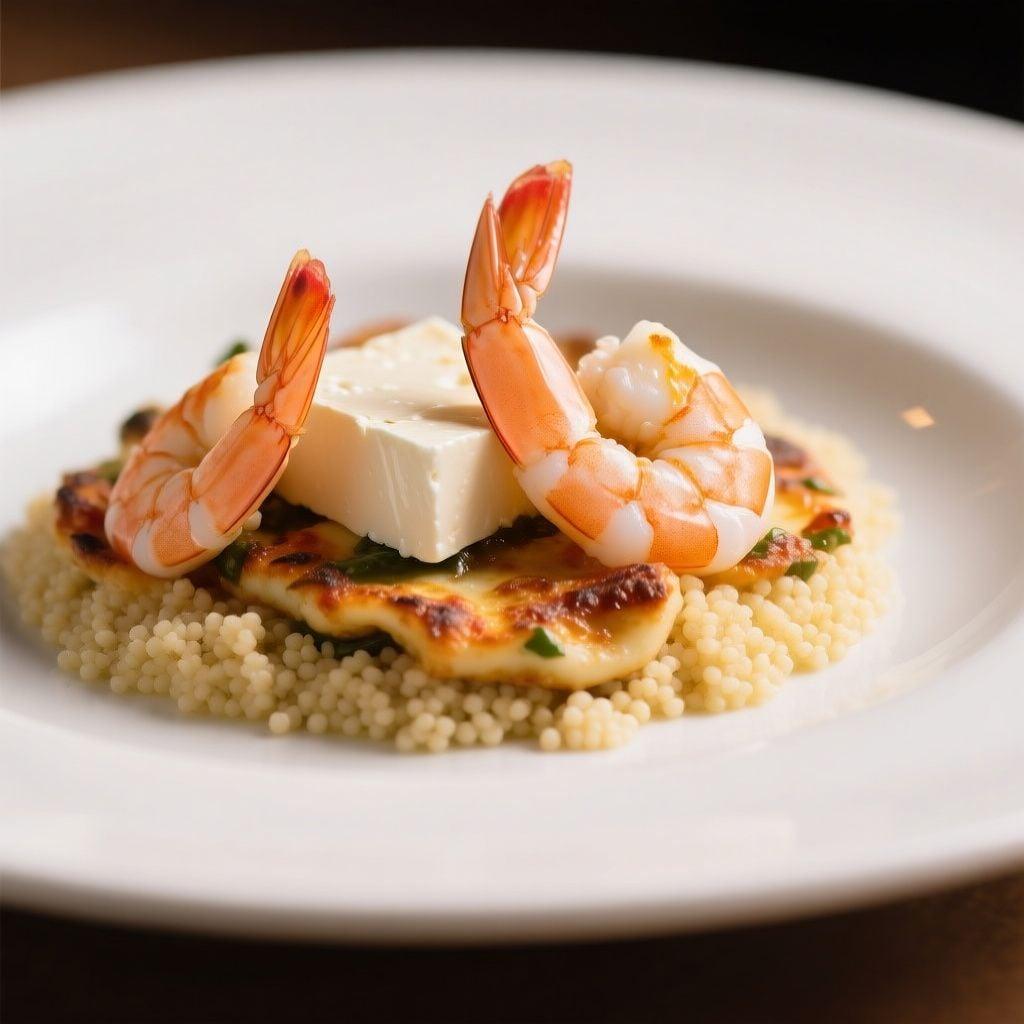 Greek Shrimp Saganaki with Quick-Cook Couscous Greek Shrimp Saganaki with Quick-Cook Couscous