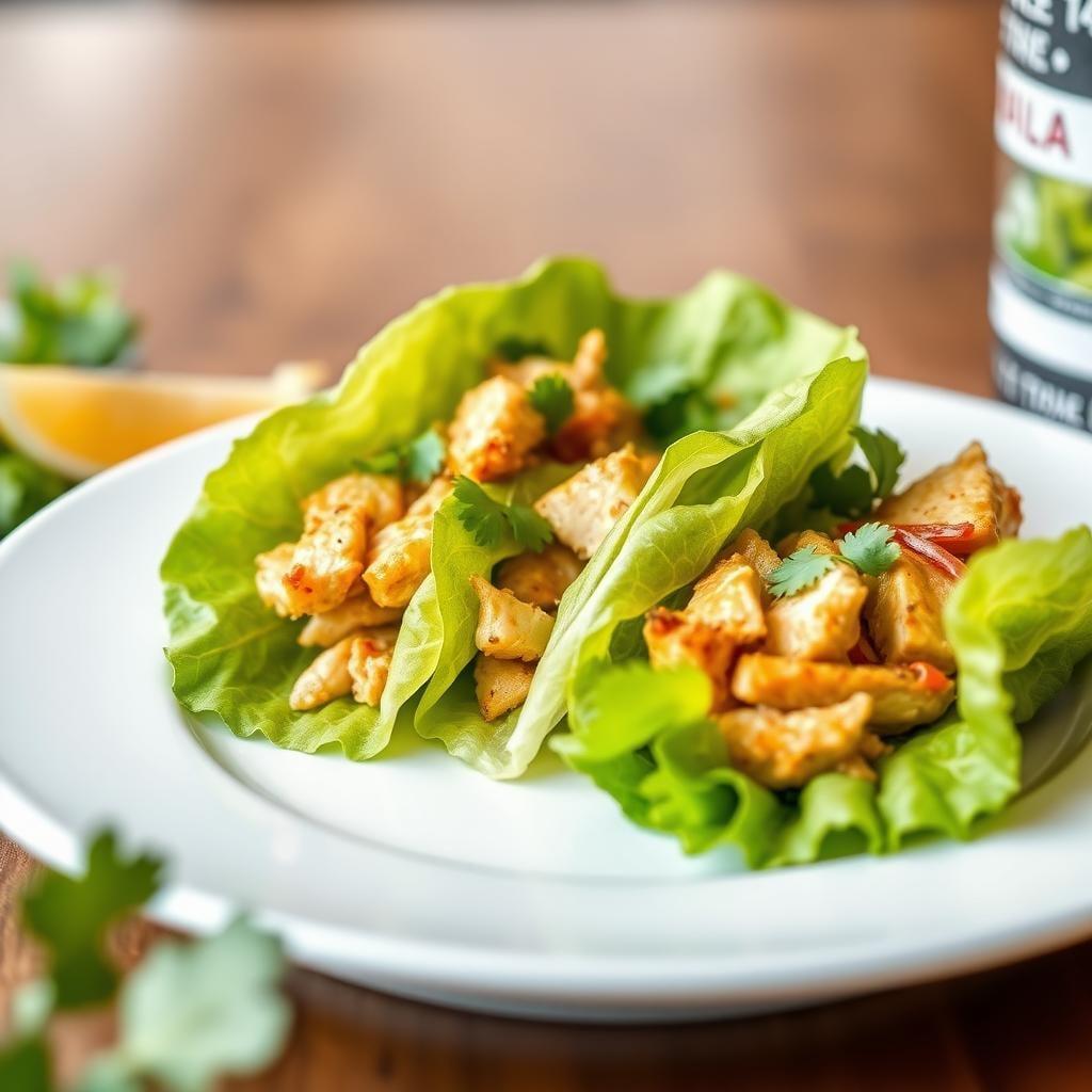 Vietnamese-Style Chicken Lettuce Wraps Vietnamese-Style Chicken Lettuce Wraps