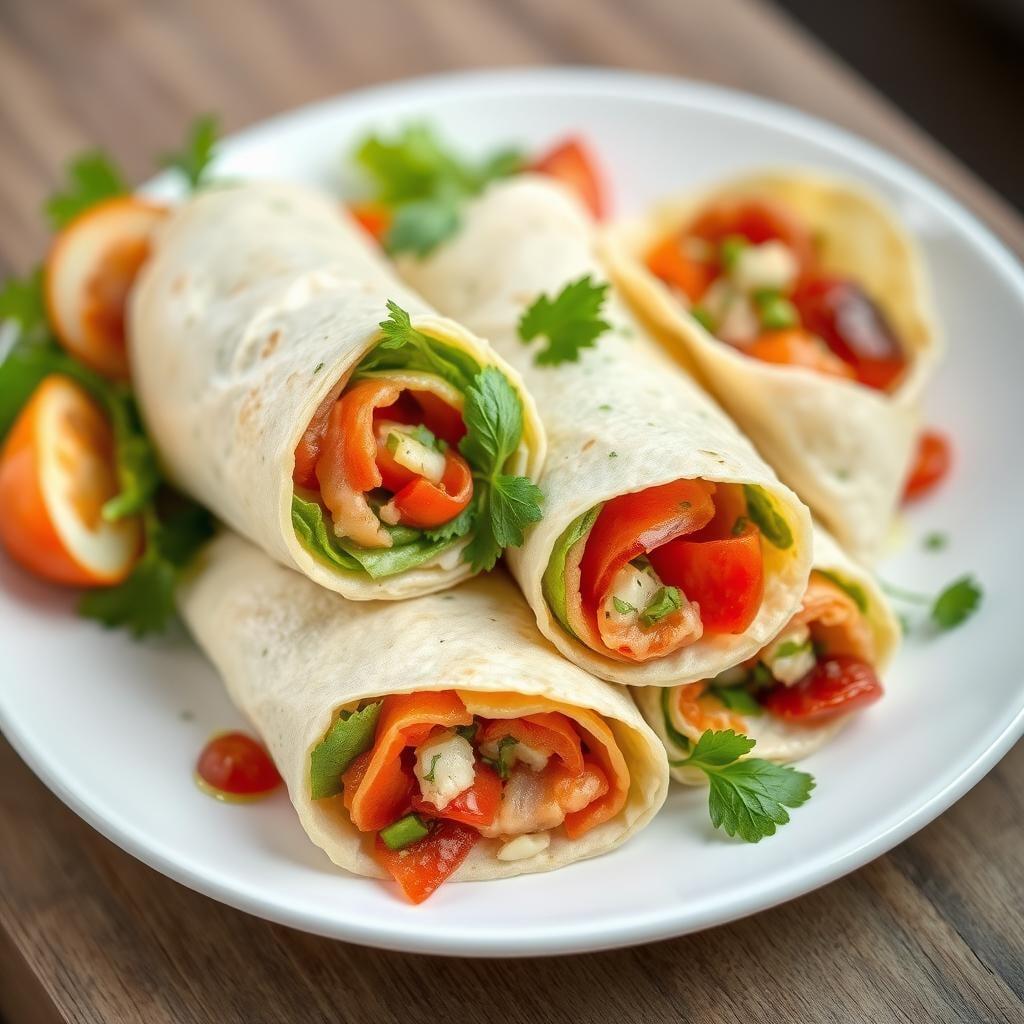 Italian Antipasto Wraps with Herb Vinaigrette Italian Antipasto Wraps with Herb Vinaigrette