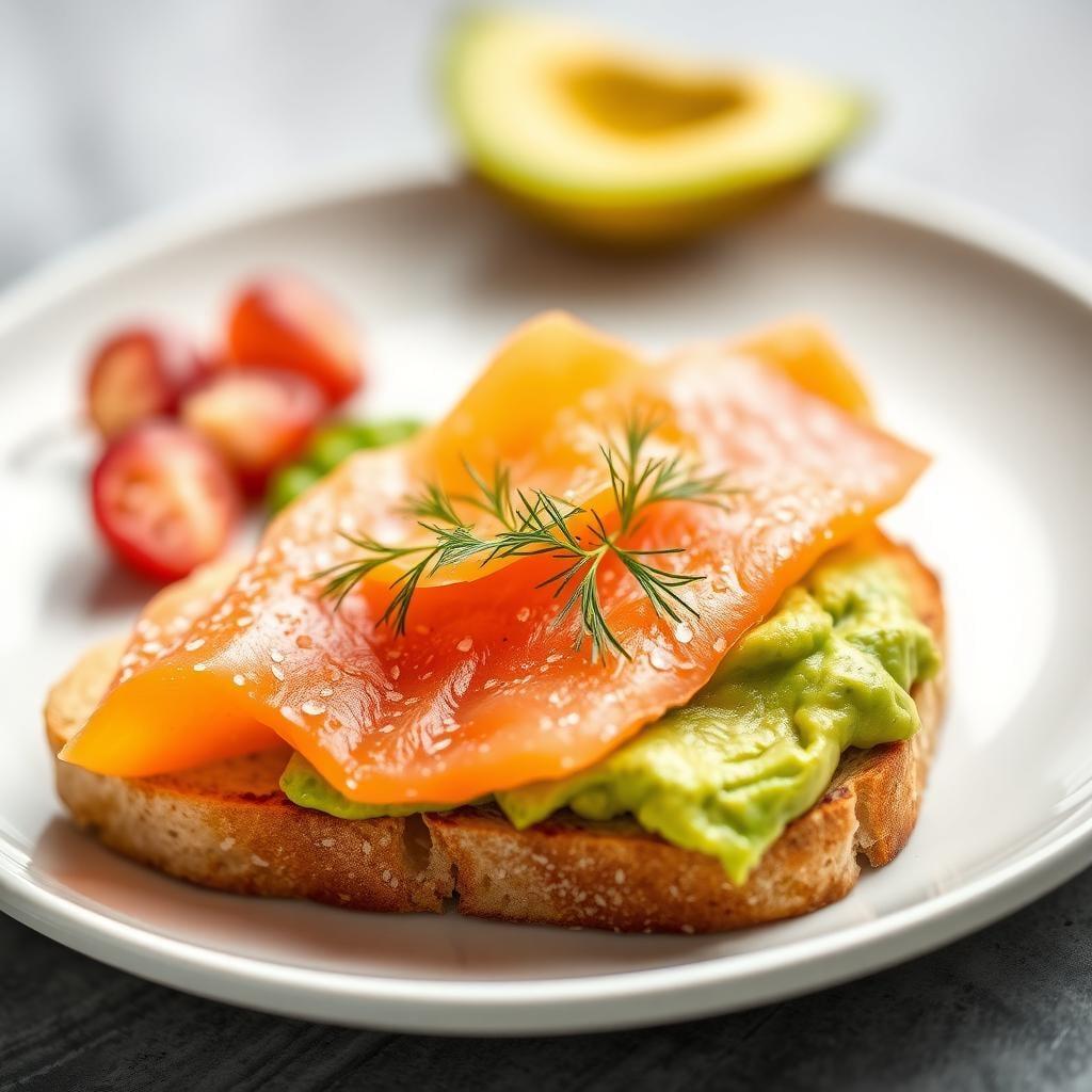 Smoked Salmon and Avocado Toast with Dill Smoked Salmon and Avocado Toast with Dill