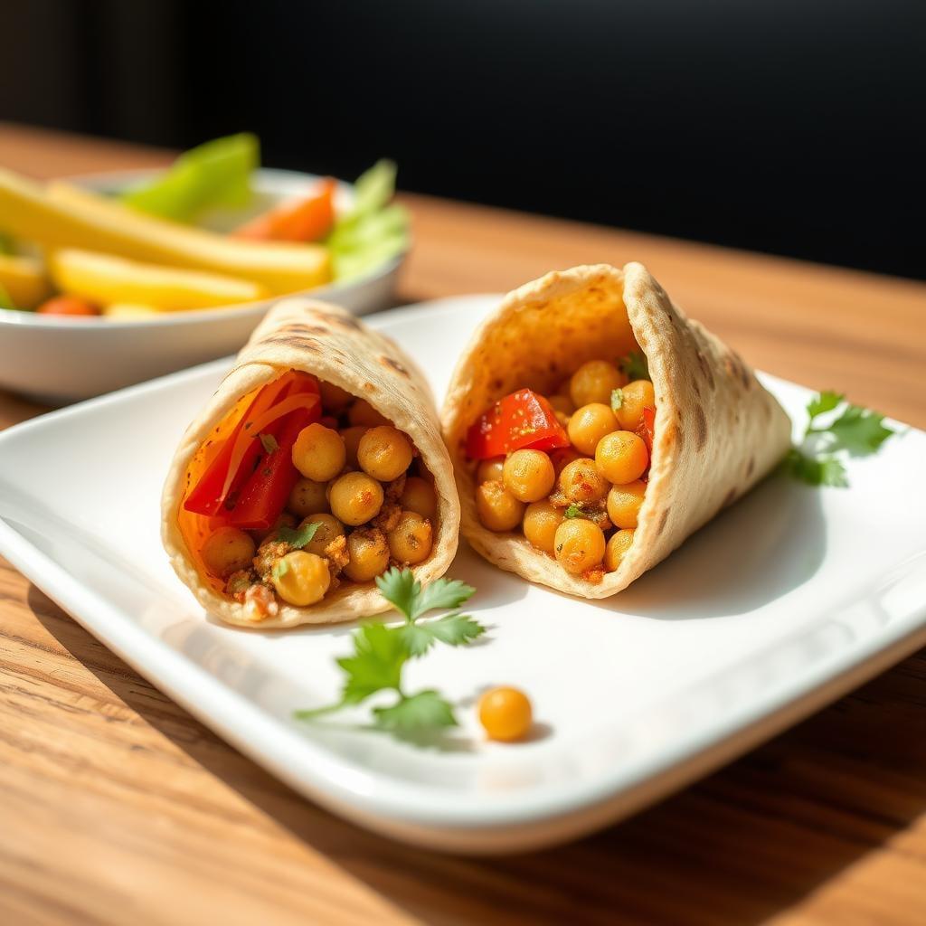 Mediterranean Chickpea Pita Pockets Mediterranean Chickpea Pita Pockets