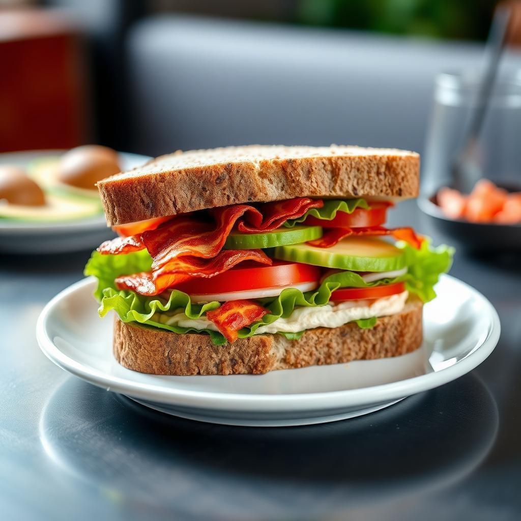 BLT Sandwich with Turkey and Avocado