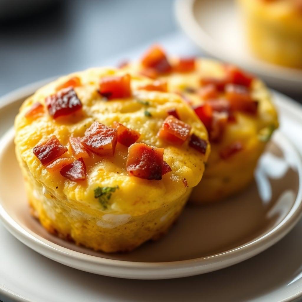 Batch-Prepped Turkey Bacon and Pepper Egg Muffins Batch-Prepped Turkey Bacon and Pepper Egg Muffins