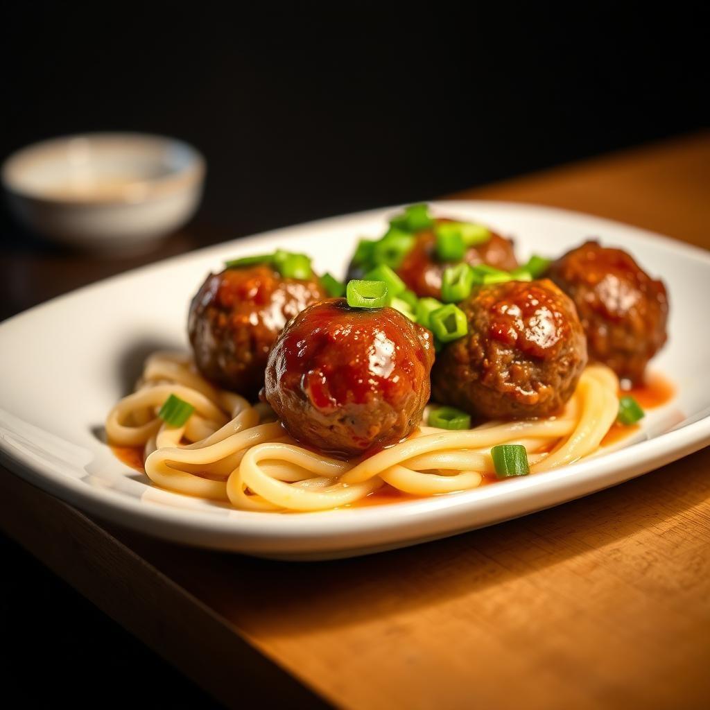 Asian Spiced Beef Meatballs with Sesame Ginger Sauce Asian Spiced Beef Meatballs with Sesame Ginger Sauce