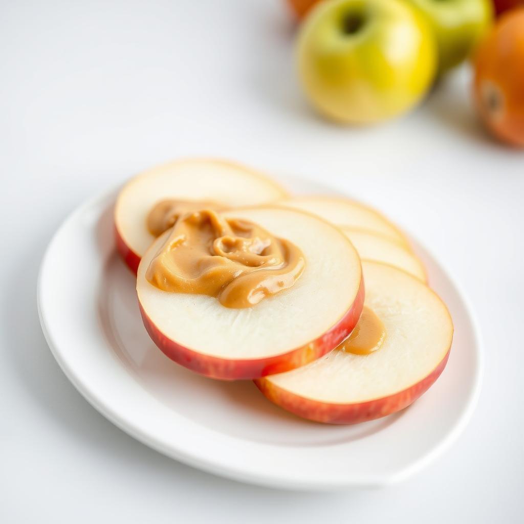 Apple Slices with Peanut Butter