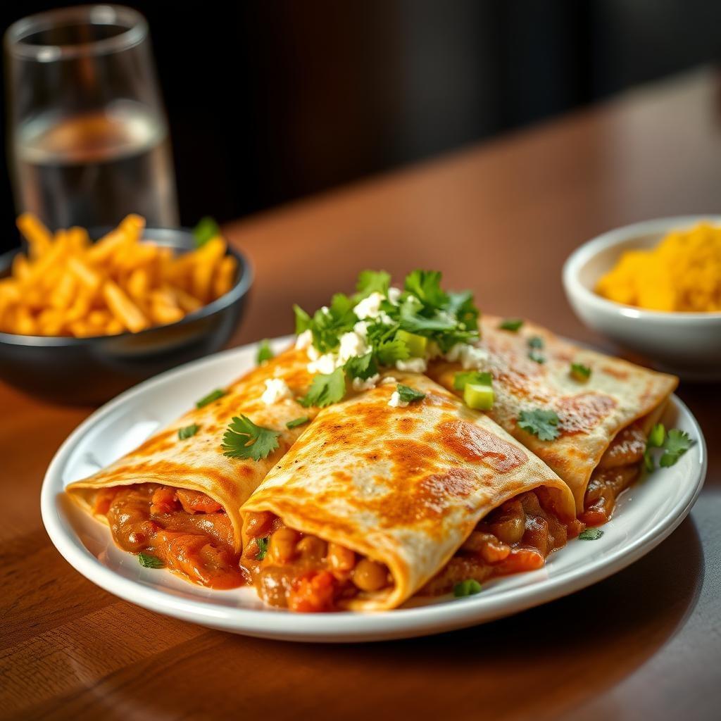 Cheesy Pinto Bean Quesadillas