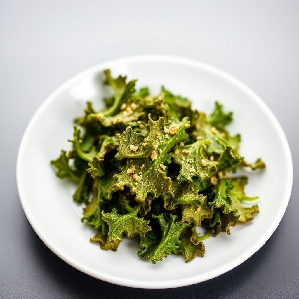 Baked Kale Chips with Nutritional Yeast Baked Kale Chips with Nutritional Yeast