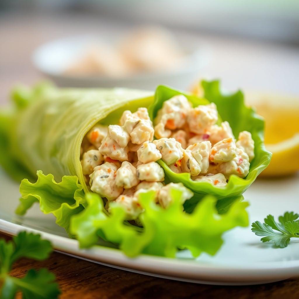 Creamy Lemon Chicken Salad Wraps Creamy Lemon Chicken Salad Wraps