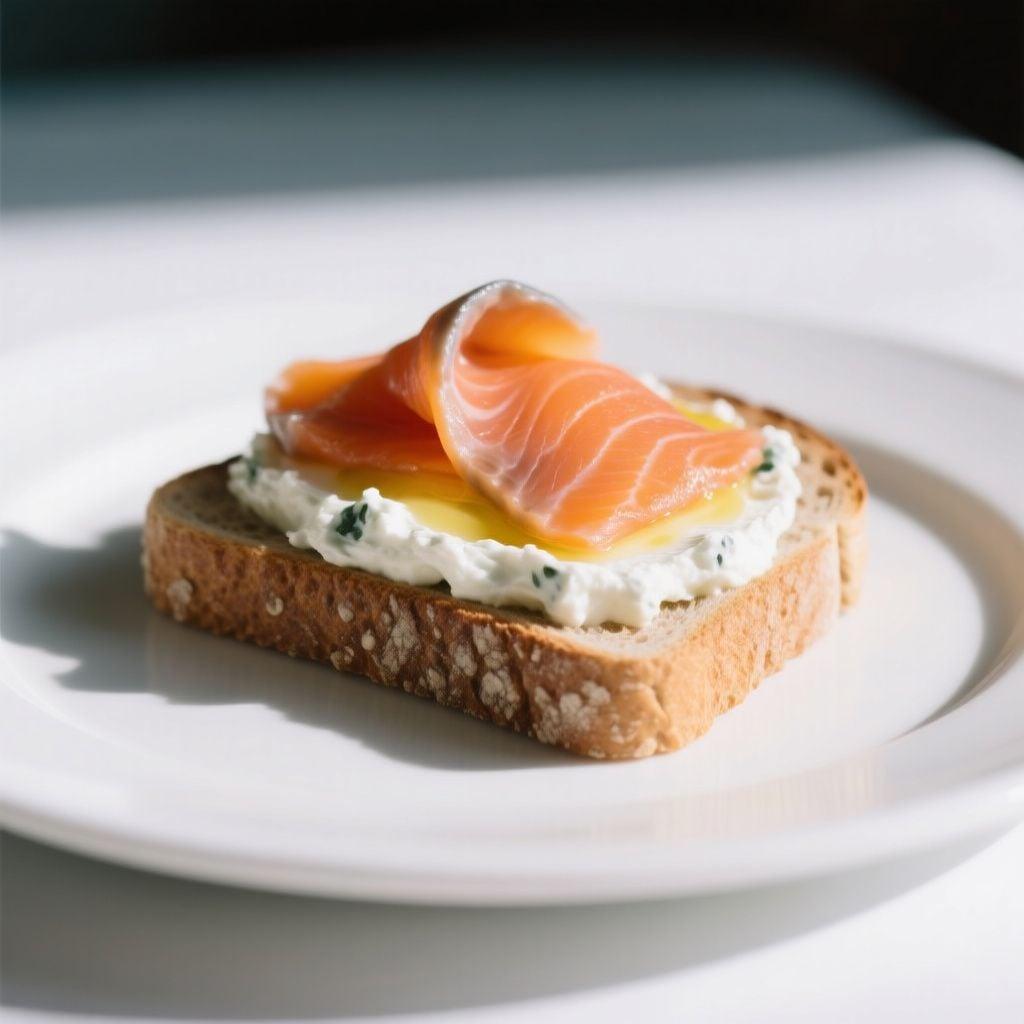 Smoked Salmon and Whipped Cottage Cheese Toast Smoked Salmon and Whipped Cottage Cheese Toast