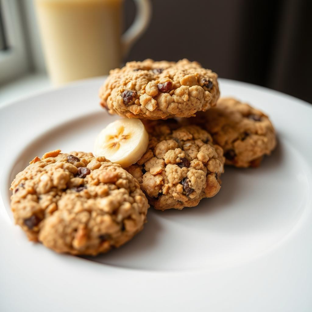 Banana Oatmeal Breakfast Cookies