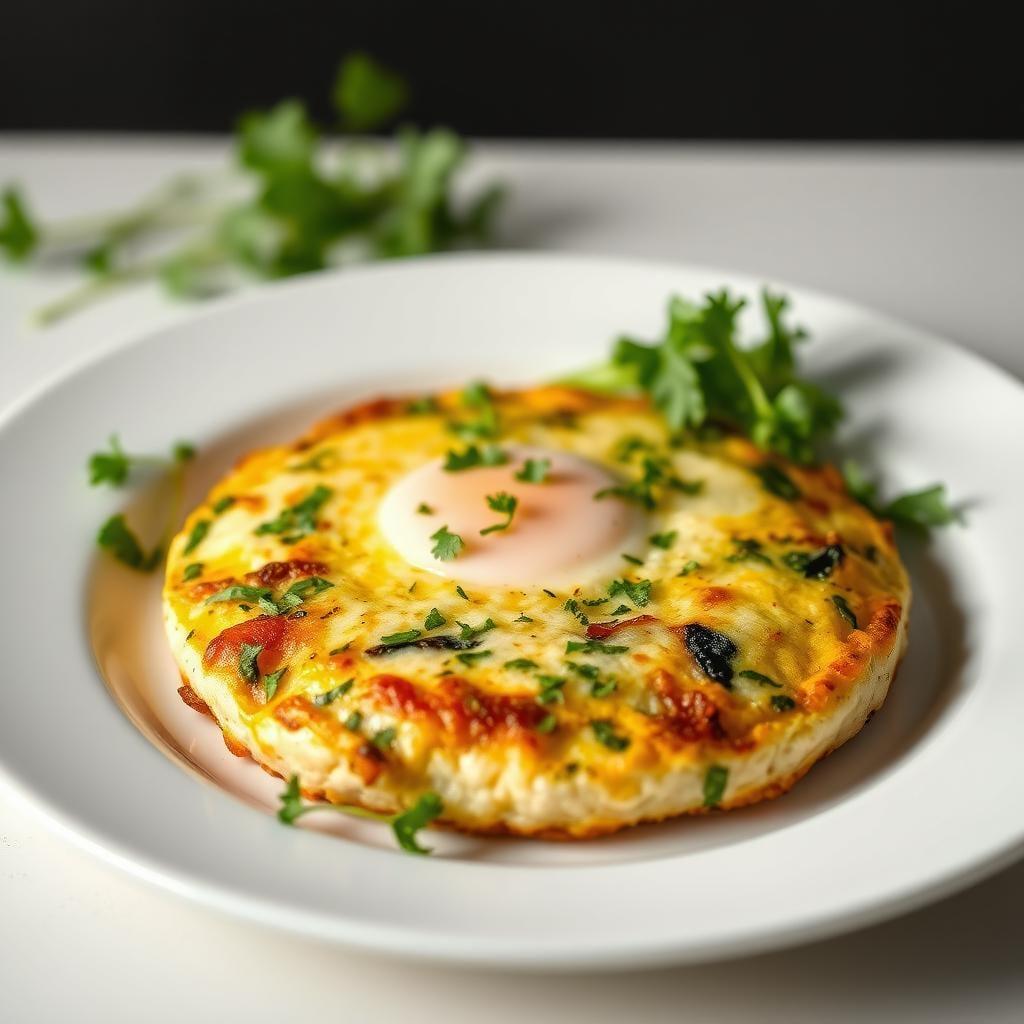 Mediterranean Egg White Frittata with Fresh Herbs Mediterranean Egg White Frittata with Fresh Herbs